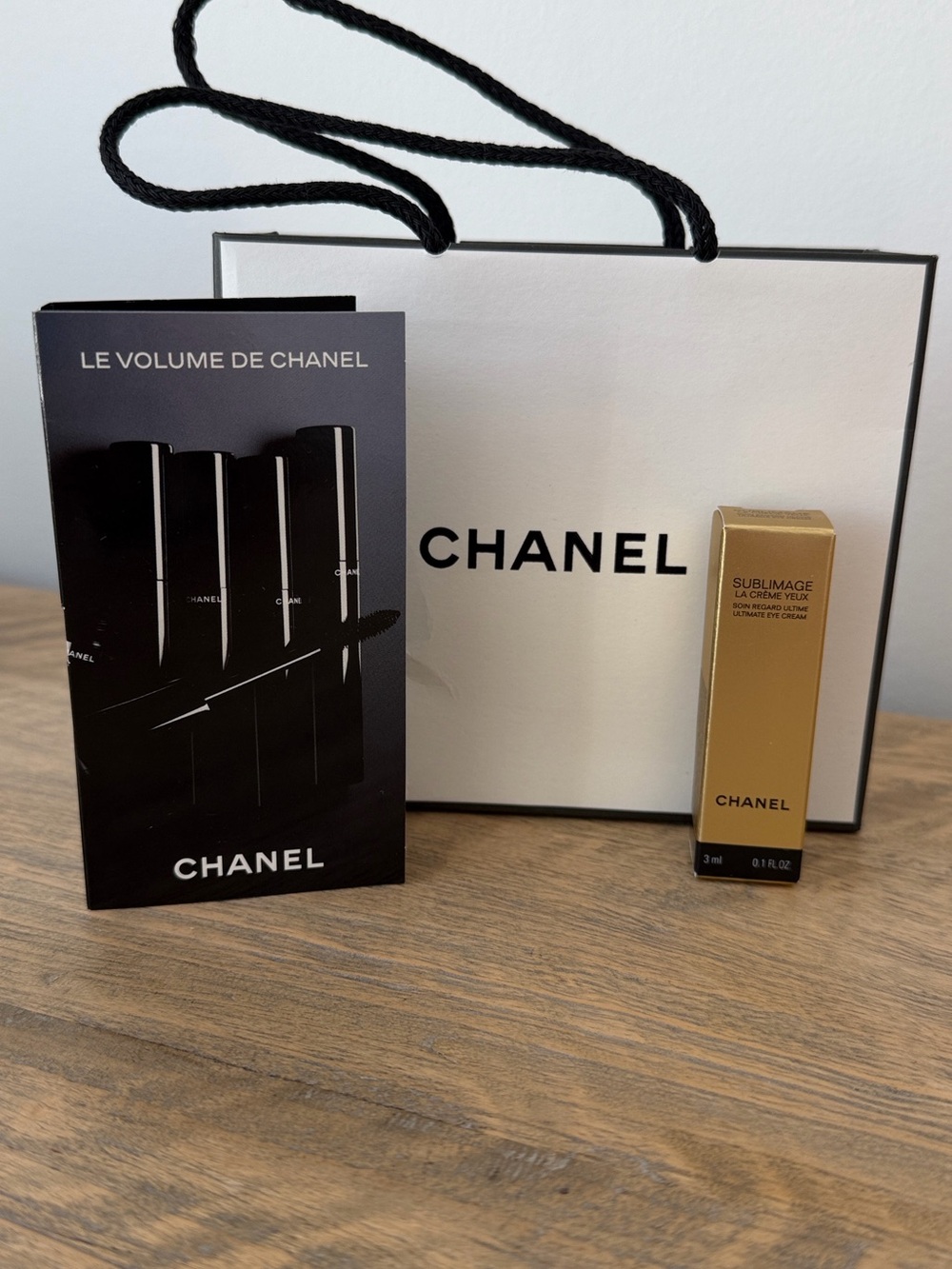 Chanel le Volume Mascara Sample and Sublimage Eye Cream
